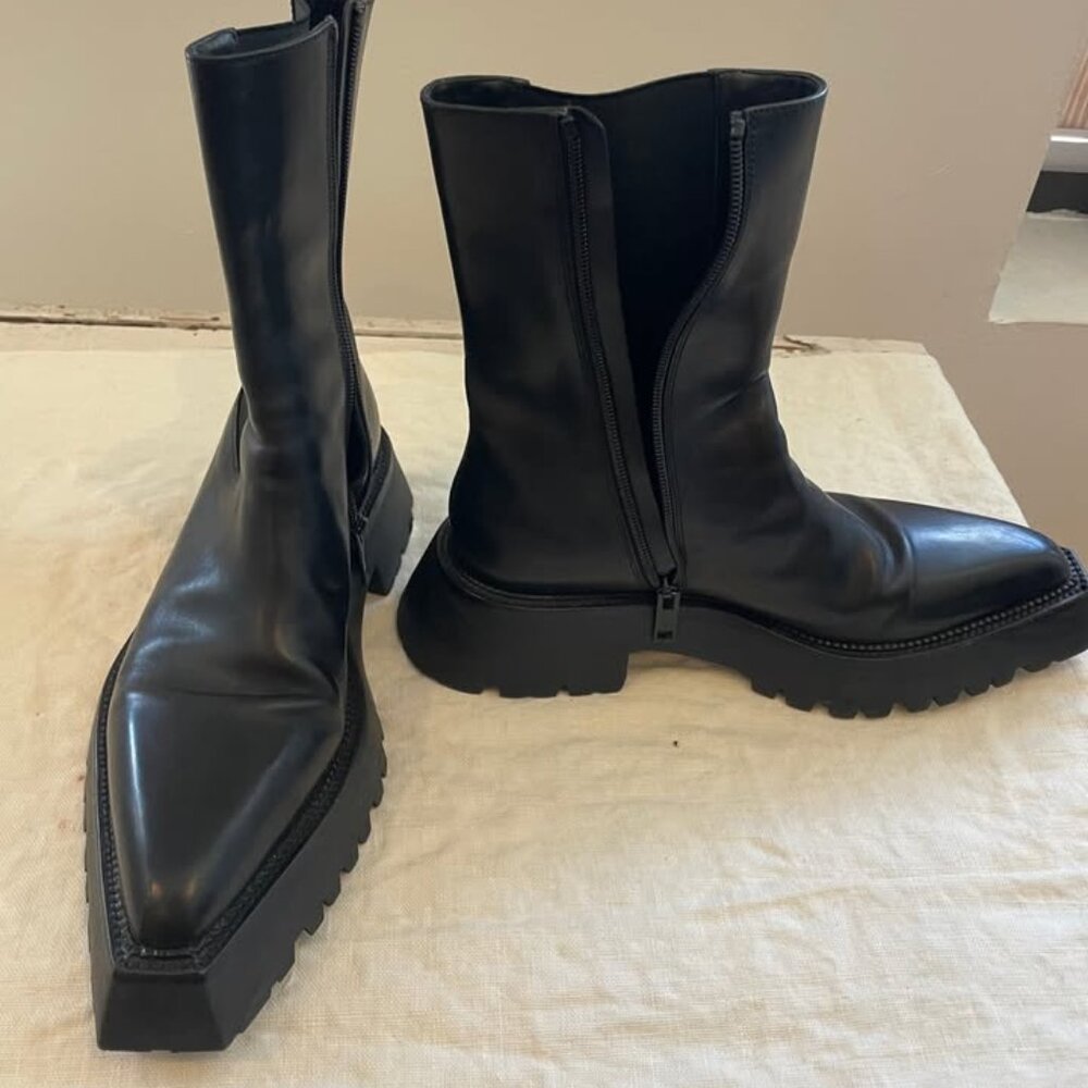 Alexander Wang Pointed Lug Chelsea Boot, W8.5 ish